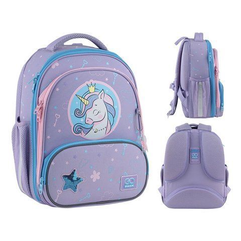 Рюкзак GoPack Education каркасний 597M-3 Fairytale Unicorn GO25-597M-3 фото