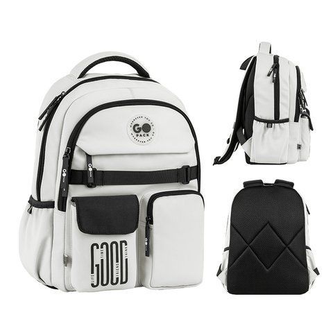 Рюкзак GoPack Education 183 світло-сірий GO26-183M-2 фото