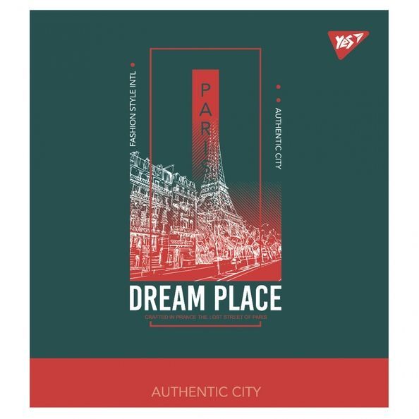 Зошит YES Dream place А5 48 аркушів клітинка ( 5шт ) 766866 фото