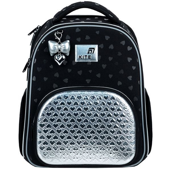 Рюкзак Kite Education каркасний 556 Black&Silver K26-556M-2 фото