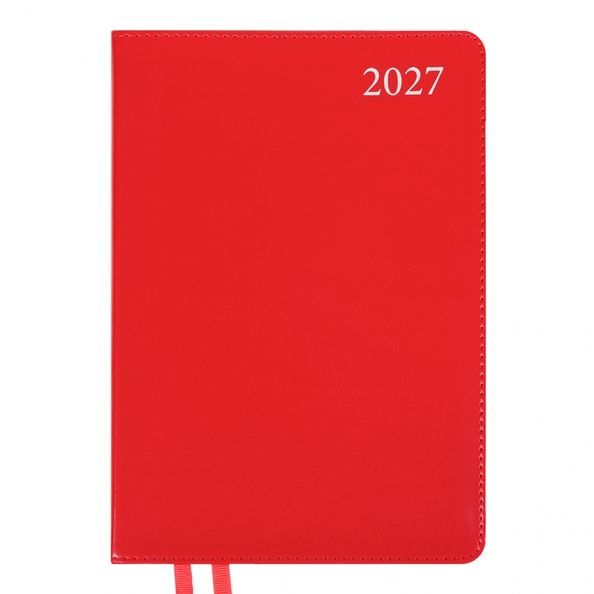 Щоденник діловий А5 Leo Planner датований 2027 "Aldento", інтегральний, червоний, 368 сторінок 252731 фото