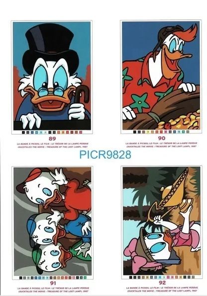 Розмальовка Disney Wydawnictwo Olesiejuk за номерами Miki, Donald i spolka 1b7-4c2 фото