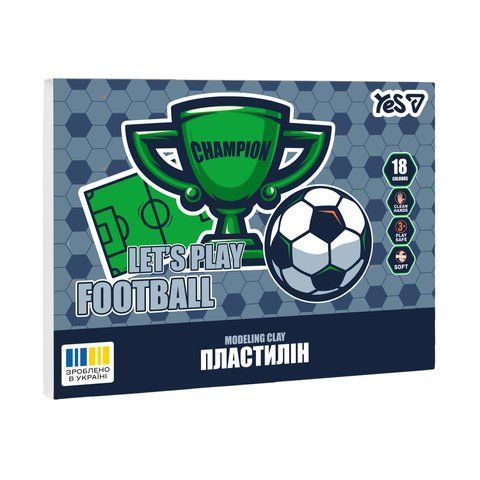 Пластилін Yes, 18 кол., 360г "Football" 540715 фото