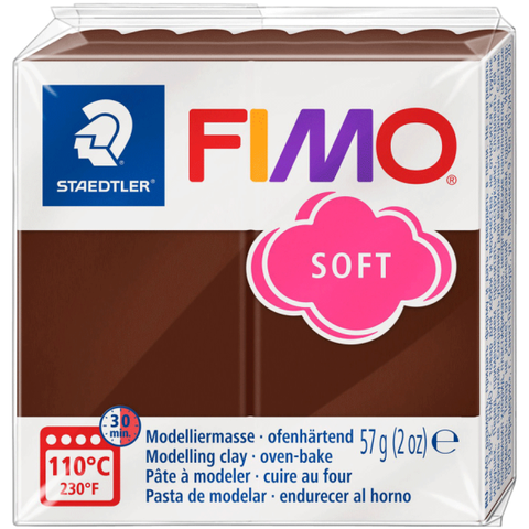 Пластика для біжутерії Soft Шоколадна 57г Fimo 4006608809836 фото