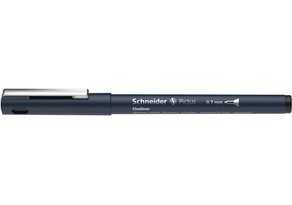 Лінер для креслення та малювання SCHNEIDER PICTUS 0,7, чорний S197601 фото