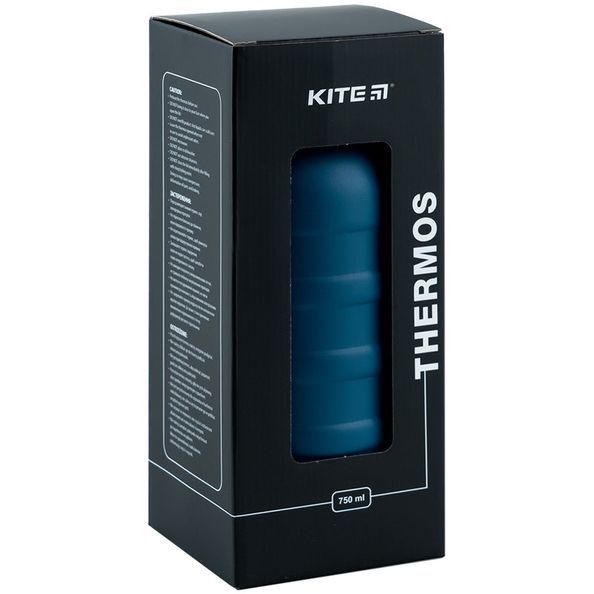 Термос 750 мл, синій K24-1205-1 Kite K24-1205-1 фото