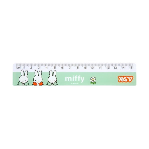 Лінійка Yes 15 см "Miffy" 370727 фото