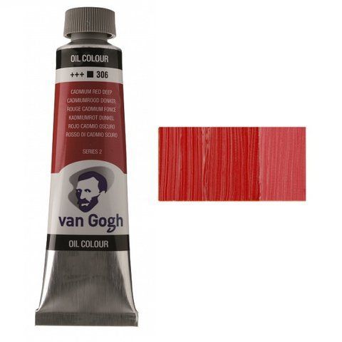 Фарба олійна VAN GOGH, (306) Кадмій червоний темний, 40 мл, Royal Talens 8712079219321 фото