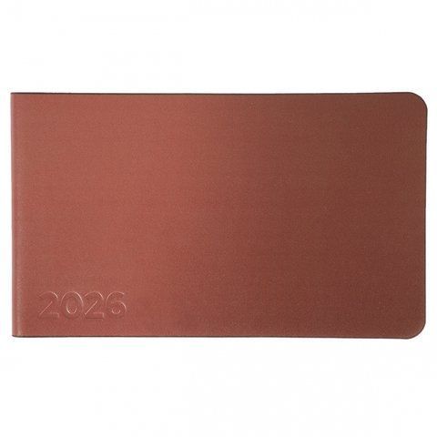 Щотижневик 10х17 см Leo Planner датований 2026 "Choco", м'який, 128 сторінок 252716 фото