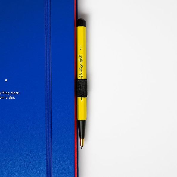 Блокнот Leuchtturm1917, Bauhaus Edition, Середній, лимонний, крапка 359620 фото