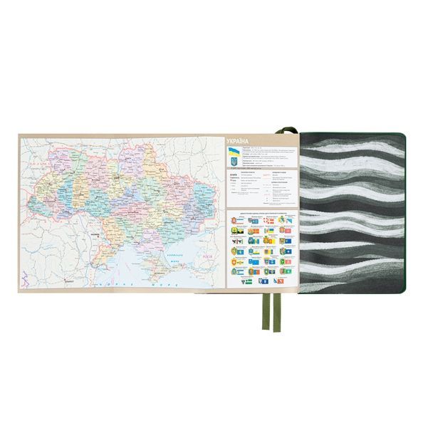 Щоденник діловий А6 Leo Planner датований 2027 "Flow", м'який, зелений, 352 сторінки 252791 фото