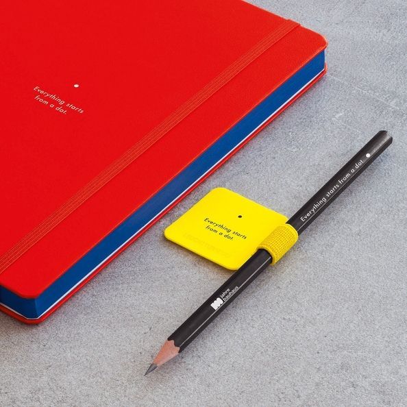 Блокнот Leuchtturm1917, Bauhaus Edition, Середній, лимонний, крапка 359620 фото
