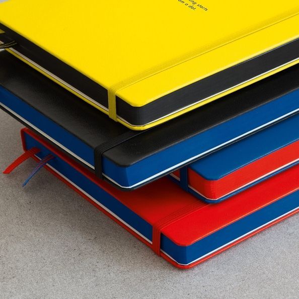 Блокнот Leuchtturm1917, Bauhaus Edition, Середній, лимонний, крапка 359620 фото
