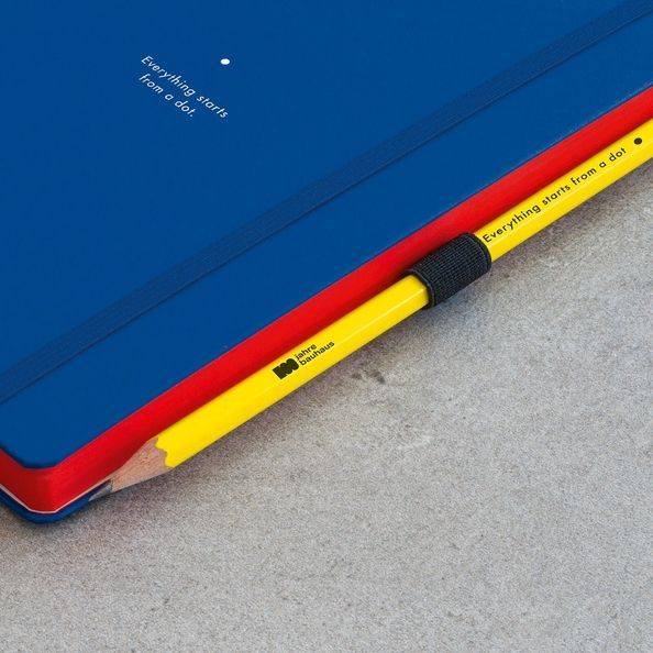 Блокнот Leuchtturm1917, Bauhaus Edition, Середній, лимонний, крапка 359620 фото
