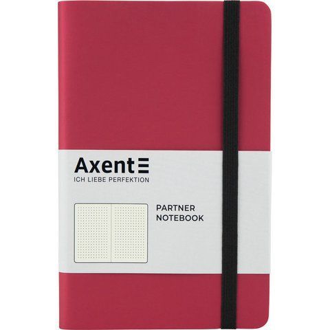 Книга записна Partner Soft, 125*195, 96арк, крап, червона 8310-05-A фото
