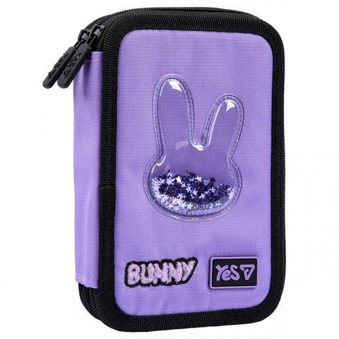Пенал твердий Yes подвійний Shiny Bunny HP-01 533708 фото