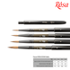 Пензель соболь круглий TRAVEL BRUSH OCEAN 168 №2 коротка ручка ROSA 4823098516897 фото 1