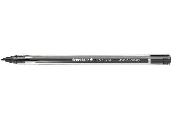 Ручка кулькова Schneider TOPS 505 М чорна S150601 фото
