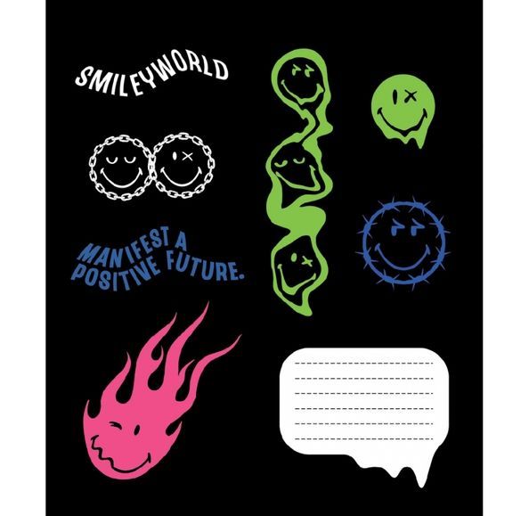 Зошит учнівський загальний Yes Smiley World Anime А5 48 аркушів клітинка ( 5шт ) 767654 фото