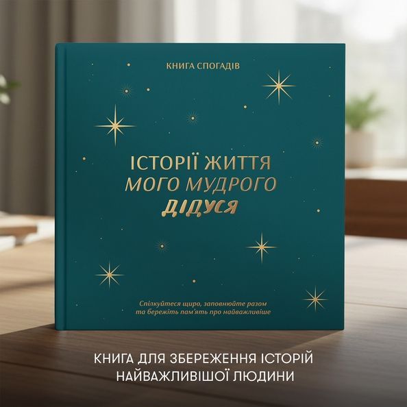 Книга спогадів &laquo;Історії мого дідуся&raquo; зелений orner-3502 фото