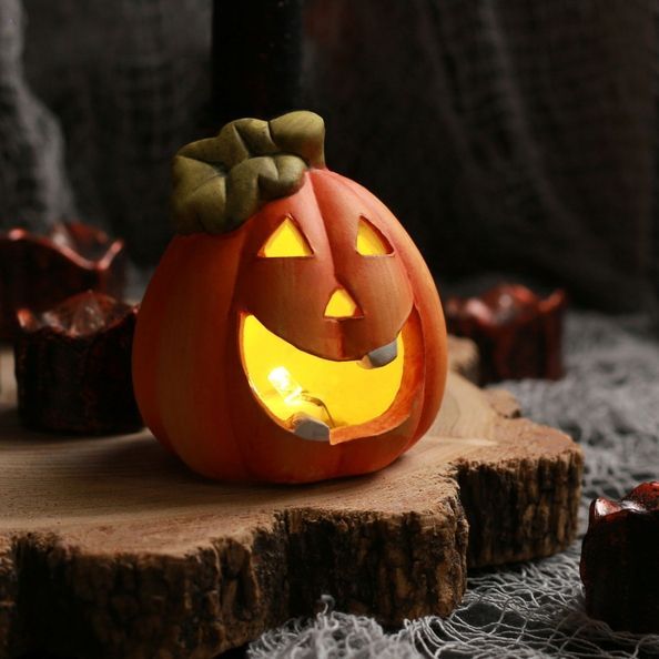 Статуетка Yes! Fun Хелловін "Pumpkin", 8 см, LED 974187 фото
