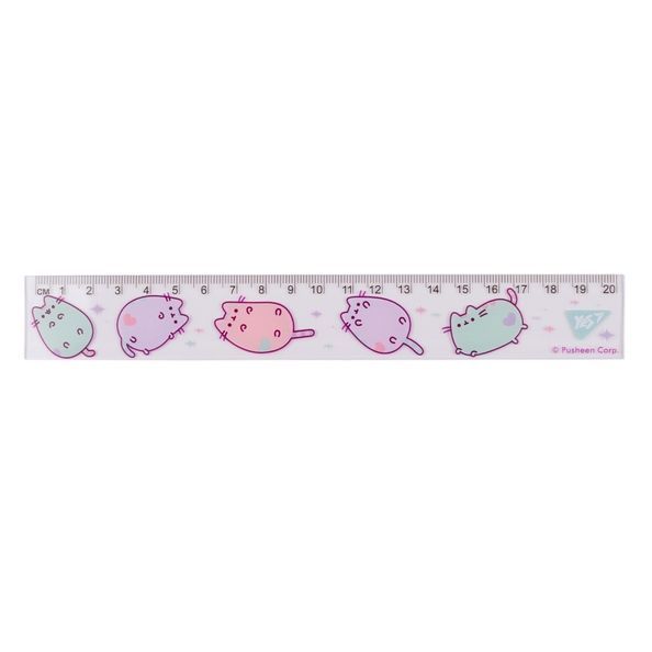 Лінійка Yes 20 см "Pusheen" 370622 фото