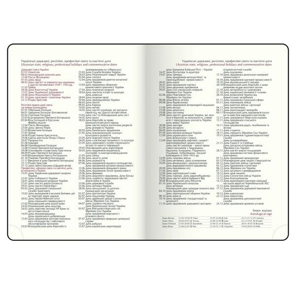 Щоденник датов. 2026 CHARME, А5, бежевий, штуч.шкіра BM.21146-28 фото