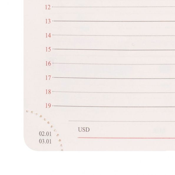 Щоденник діловий 12х20 cм Leo Planner датований 2027 "Glory", м'який, коричневий, 352 сторінки 252718 фото