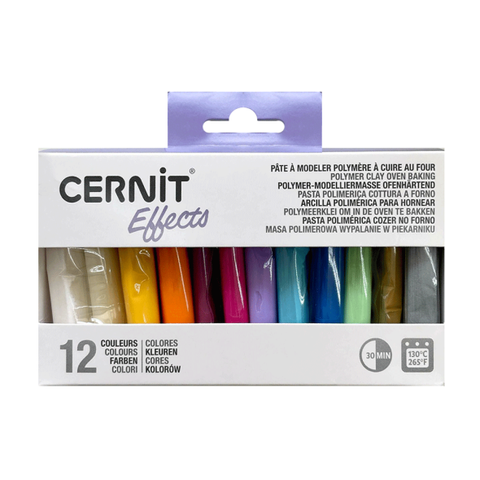 Набір пластики Effects Colours 12х25г Cernit 5411711463162 фото