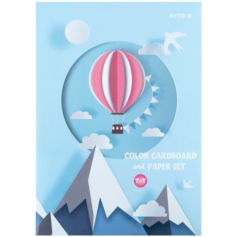 Набір паперу та картону Kite K24-1256, A4 (7+7) K24-1256 фото