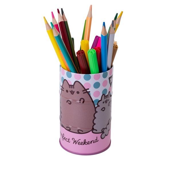 Стакан-підставка бочка Yes &laquo;Pusheen&raquo; метал 708099 фото