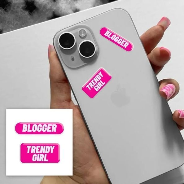 Об'ємна наліпка "Trendy girl" SX-299 фото