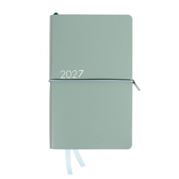 Щоденник діловий 12х20 cм Leo Planner датований 2027 "Glory", м'який, фісташковий, 352 сторінки 252717 фото