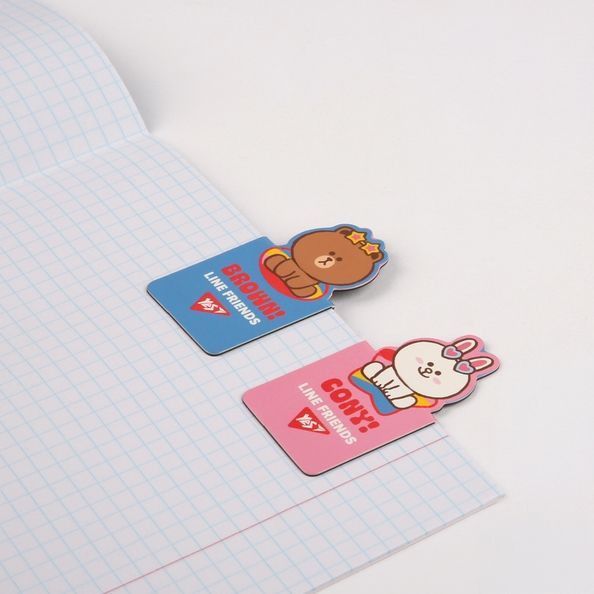 Закладки магнітні Yes Line Friends 2 шт висікання 708399 фото