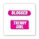 Об'ємна наліпка "Trendy girl" SX-299 фото 1