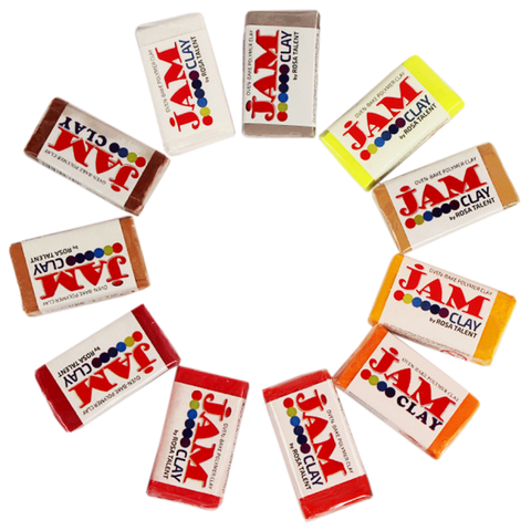 Пластика Jam Clay Зефір (Білий) 20г ROSA Talent 4823098511625 фото