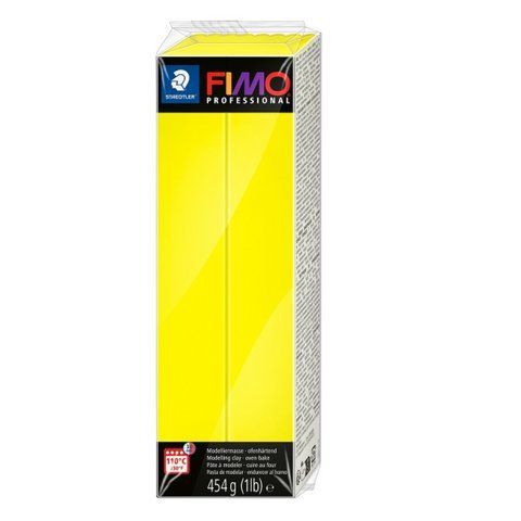 Пластика для біжутерії Professional Жовта лимонна 454г Fimo 4007817053638 фото
