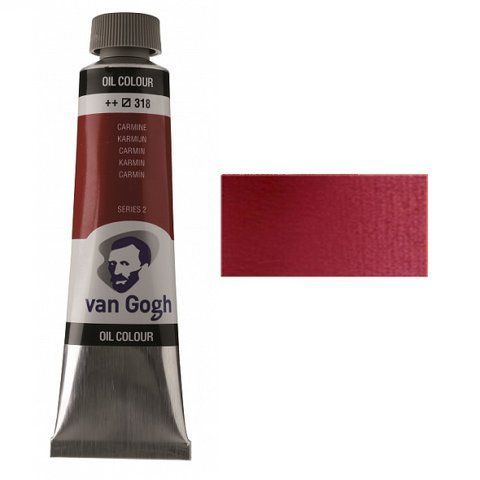 Фарба олійна VAN GOGH, (318) Карміновий, 40 мл, Royal Talens 8712079219369 фото