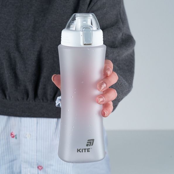 Пляшечка для води Kite K25-1216-1, 660 мл, біла K25-1216-1 фото