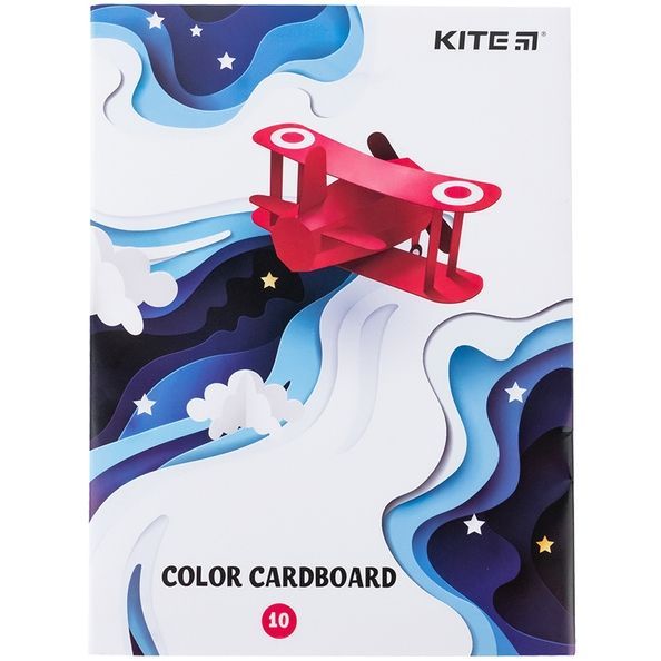 Картон кольоровий односторонній Kite K24-1257, А5 K24-1257 фото