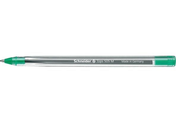 Ручка кулькова Schneider TOPS 505 М зелена S150604 фото