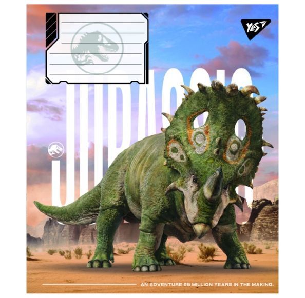 Зошит учнівський загальний Yes JURASSIC WORLD ALIVE А5 48 аркушів лінія ( 5шт ) 767687 фото
