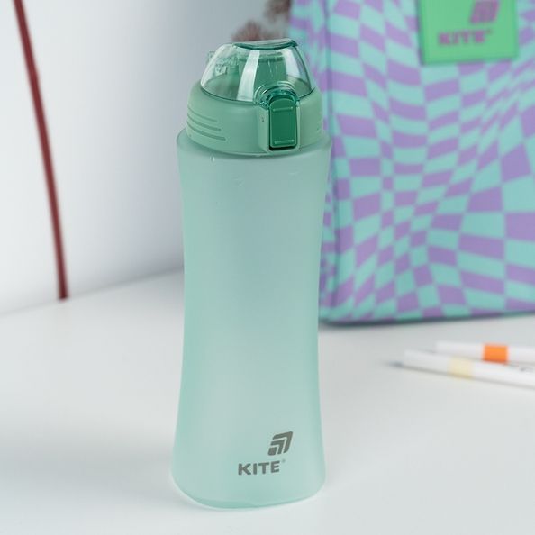 Пляшечка для води Kite K25-1216-2, 660 мл, бірюзова K25-1216-2 фото