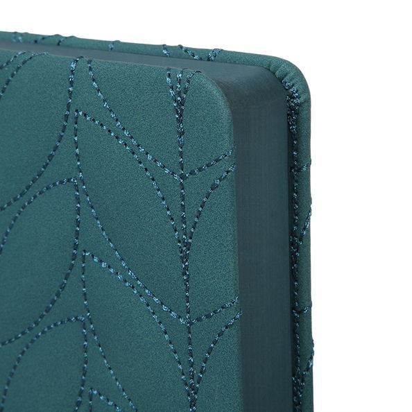 Щоденник А6 Leo Planner недатований "Vibe", твердий, темно-бірюзовий, 320 сторінок 252709 фото