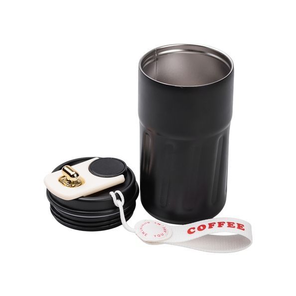 Термочашка Coffee 500 мл з датчиком температури, чорний HP-14-10B фото