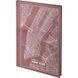 Книга записна А4 Maps New York, 96арк., кліт., рожево-корич. 8422-543-A фото 3
