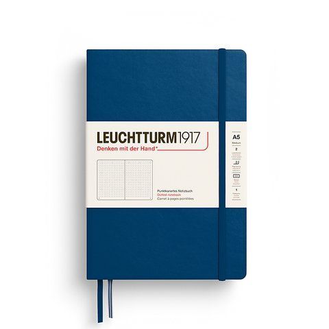 Блокнот Leuchtturm1917, Середній, Indigo, Крапка 373990 фото