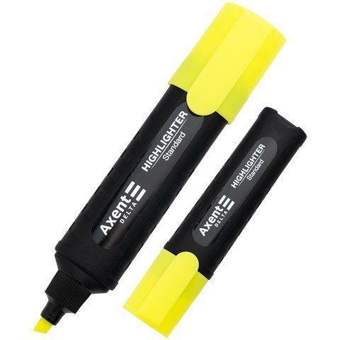 Маркер Highlighter Standard D2505, 1-5 мм клиноп. жовтий D2505-08 фото
