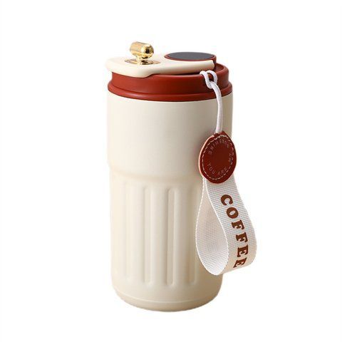 Термочашка Coffee 500 мл з датчиком температури, червоний HP-14-10R фото