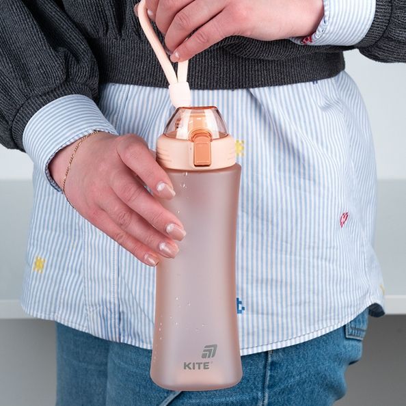 Пляшечка для води Kite K25-1216-3, 660 мл, рожева K25-1216-3 фото